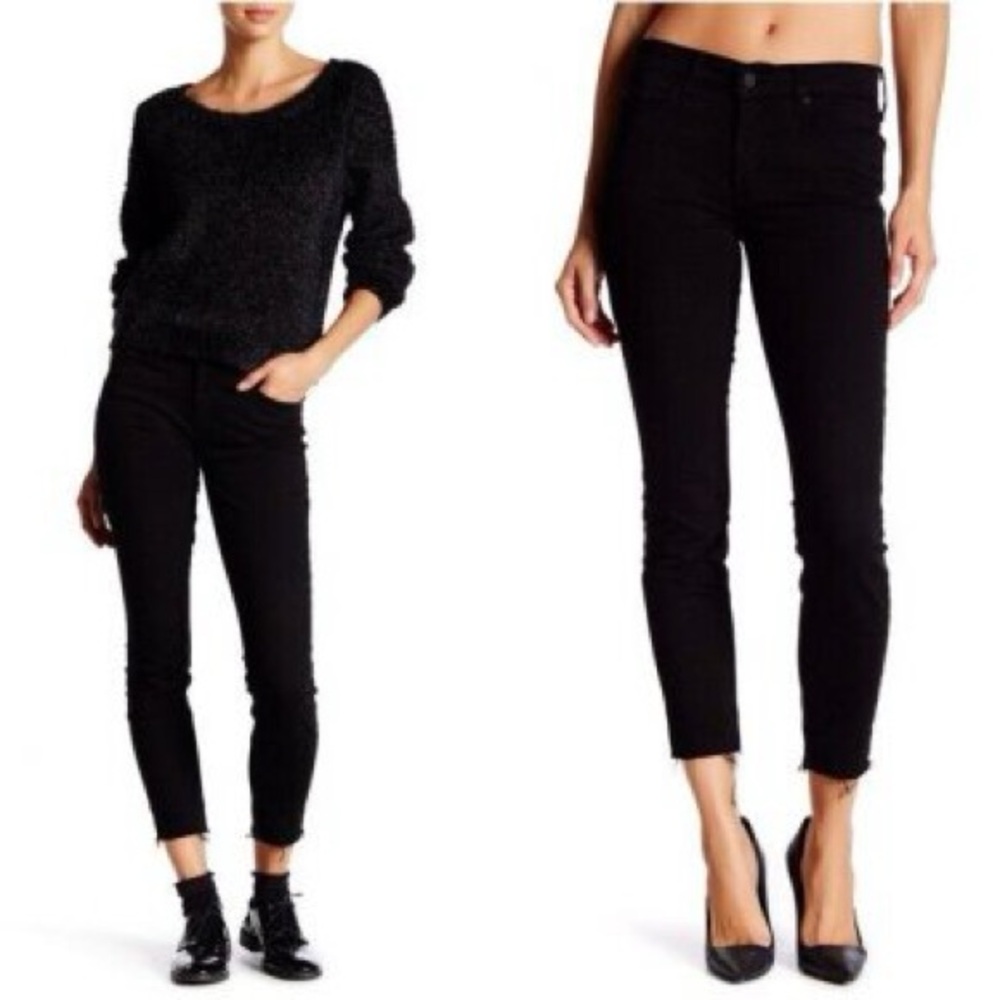 MOTHER Denim The Looker Ankle Fray Jeans
Skinny black Girl Crush